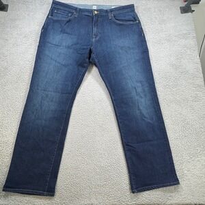 Agave Denim Waterman Relaxed Straight Jeans Mens 38x32 Dark Wash